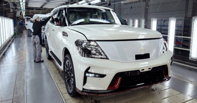 بدء تصنيع سيارة باترول “نيسمو” في مصنع نيسان اليابان